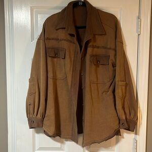 Oversized POL button up jacket